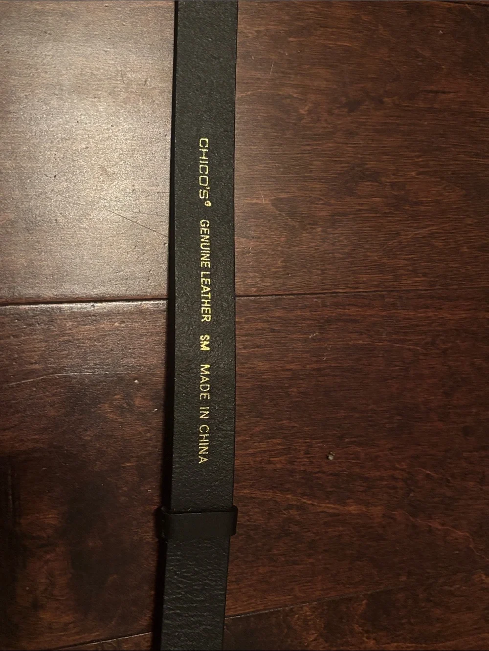 Adjustable Chicos Lizard Belt - Size Sm